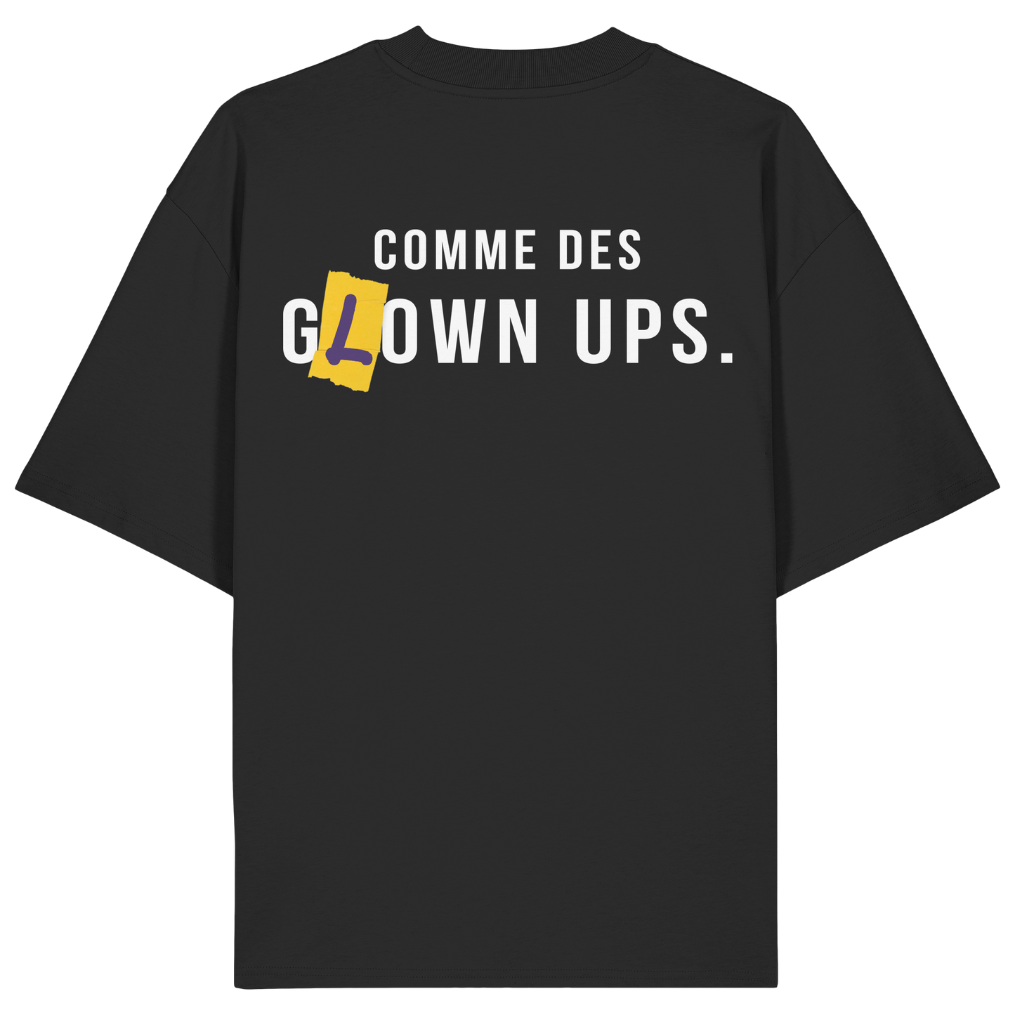 COMME DES GLOWN UPS - Organic Oversize Shirt